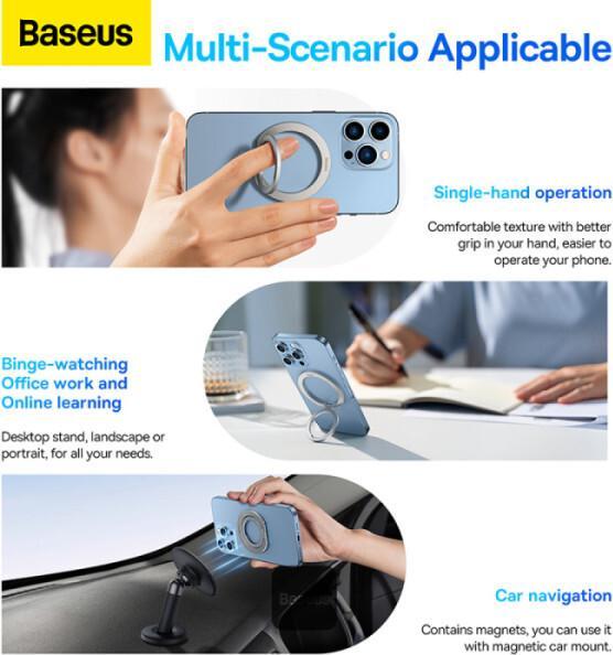 Produktbild Baseus Halo Series Foldable Metal Ring Stand