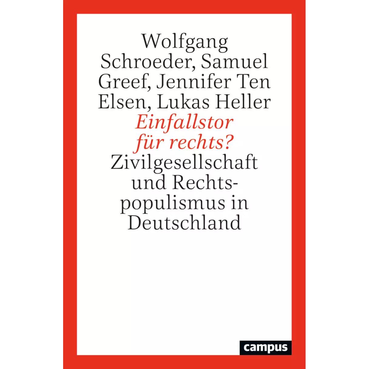 Einfallstor für rechts?, Fachbücher von Wolfgang Schroeder