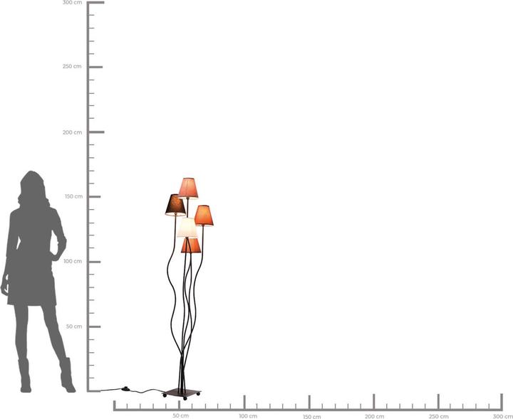 Actual product image Kare Design Flexible Mocca Cinque (E14)