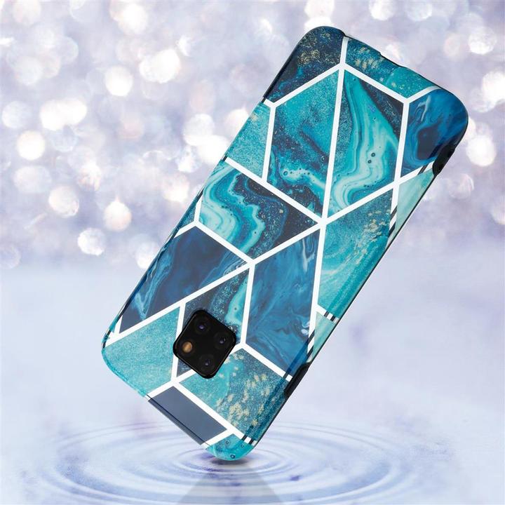 Image du produit Cadorabo Couverture IMD TPU Marbre coloré (Mate 20 Pro)