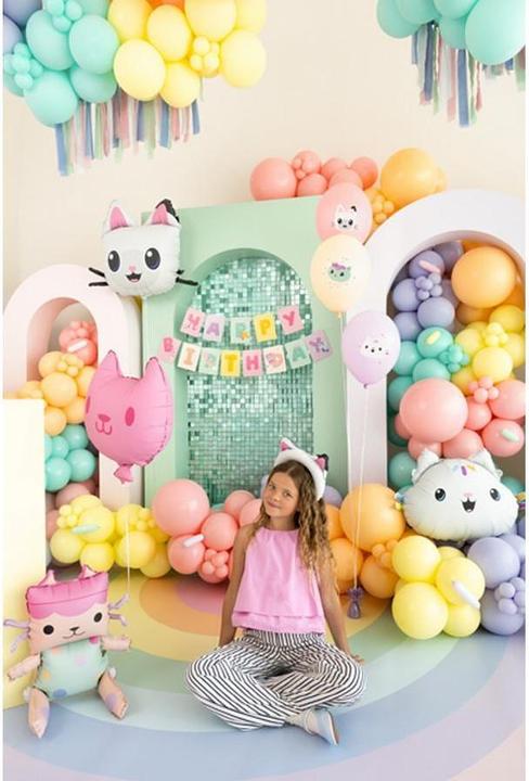 Productafbeelding Partydeco Banner Happy Birthday Gabby's Dollhouse, 180 x 15 cm, mix (1 Pcs.)