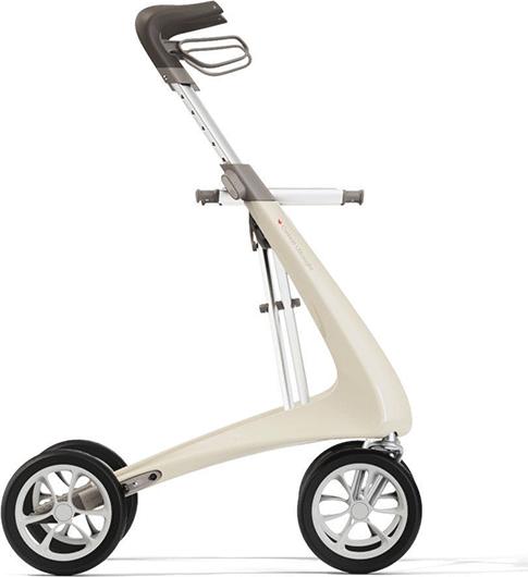Produktbild Russka Rollator Carbon Ultralight Erdbeerrot