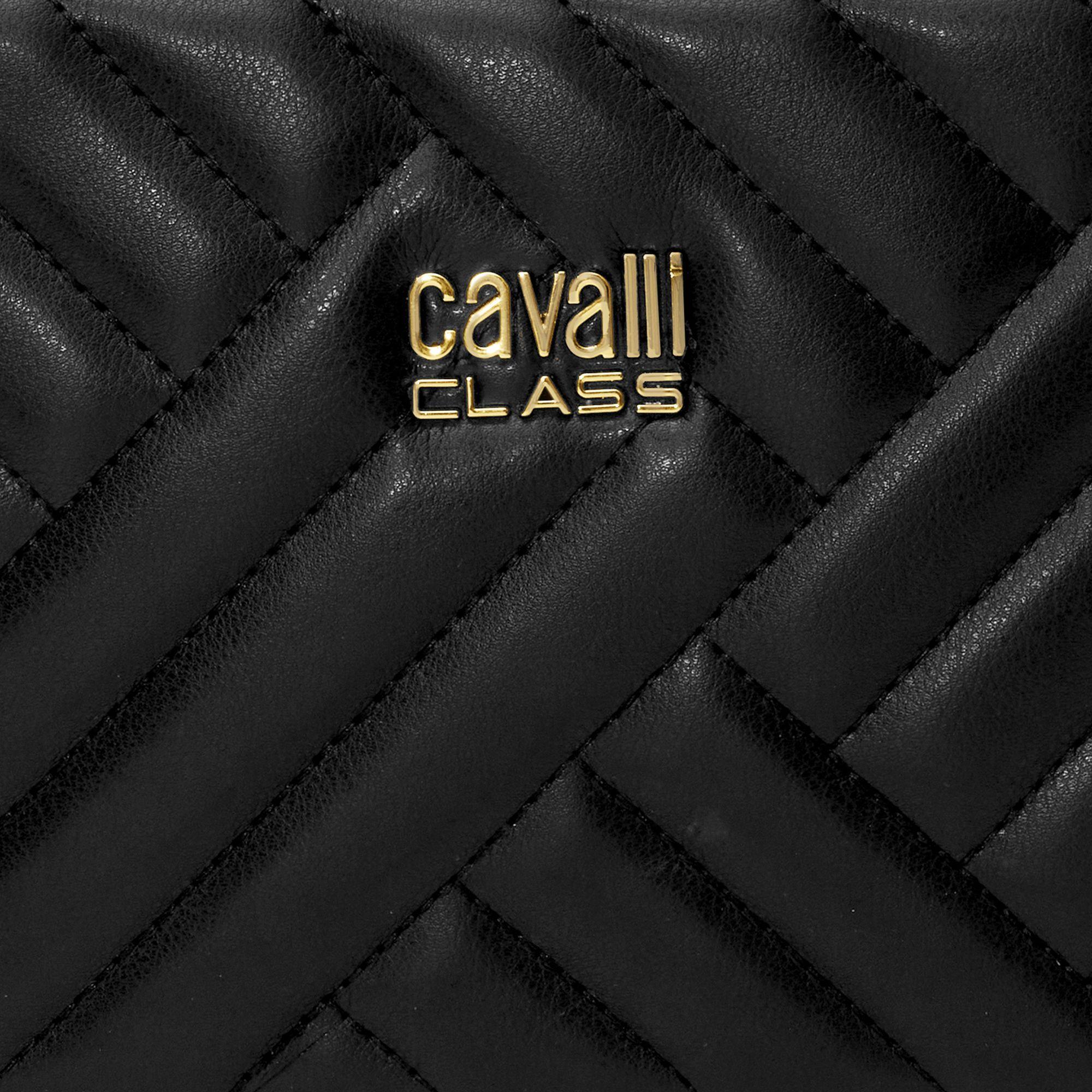 Thumbnail - Cavalli Class, Handtasche, Marzia Umhängetasche 22 cm, Schwarz