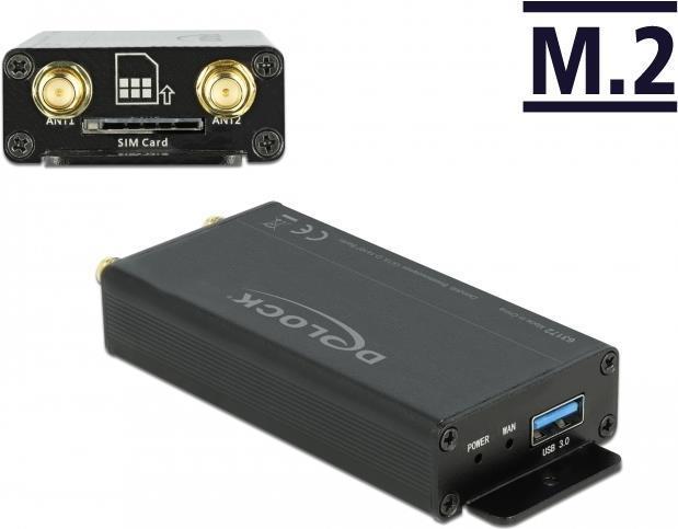 Produktbild Delock USB 3,0 Converter for M.2 Key B module with SIM slot and enclosure