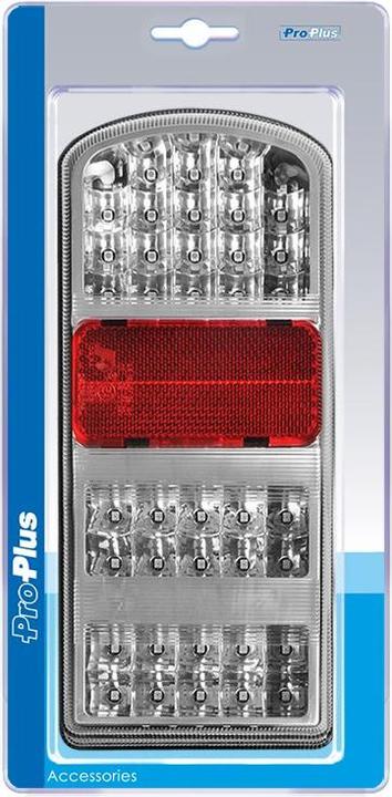 Actual product image ProPlus Taillight 5 functions 43LED left in blister