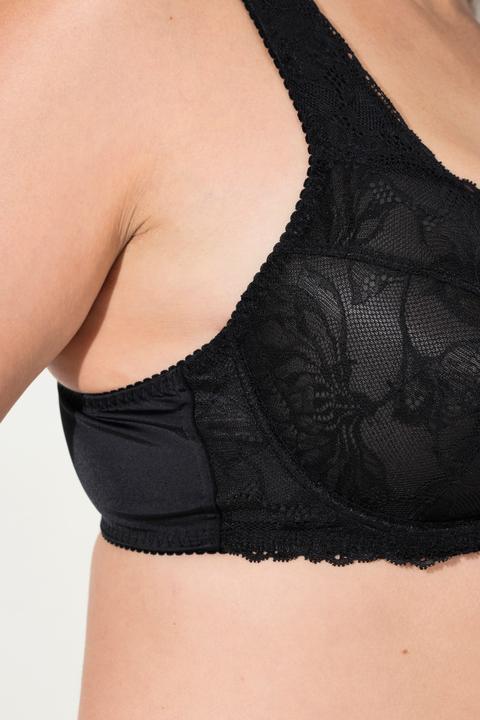 Produktbild Ulla Popken Bügel-BH, Spitze, breite Träger, Cup B - F (105 F)