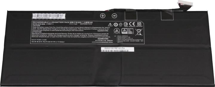 Actual product image Clevo 6-87-L140S-72B01 (4 cubicles, 9600 mAh)