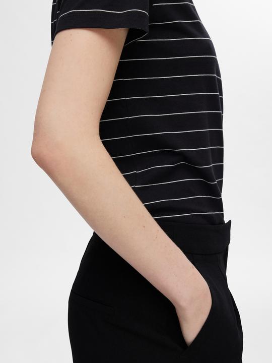 Produktbild Selected Gestreiftes Baumwoll T-Shirt (S)