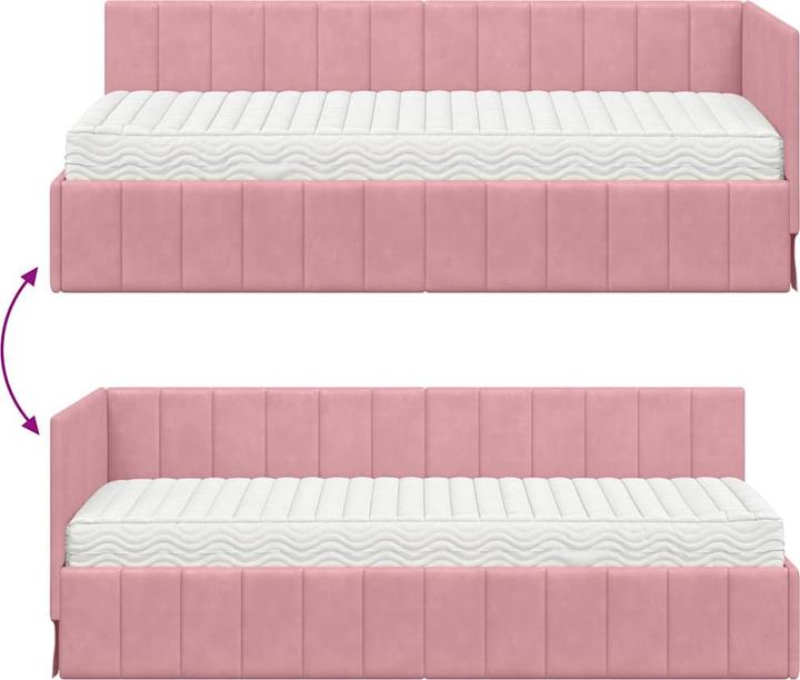 Image du produit vidaXL Eckbettgestell (80 x 200 cm)