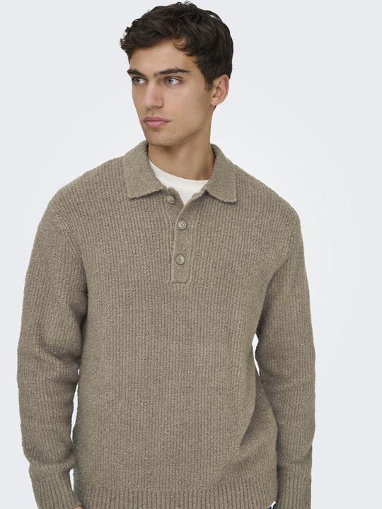 Immagine prodotto Only & Sons Onsdale Rlx Ls Polo Knit Noos (XS)