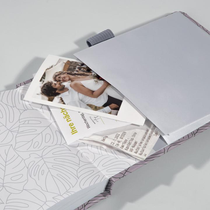 Image du produit Jolie Bloc-notes A6+ dotted, lilas (A6+, Quadrillé, Couverture rigide)