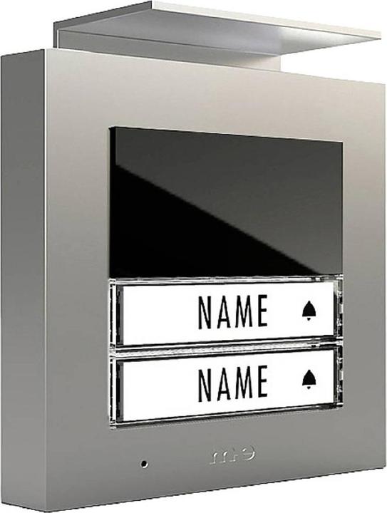 Actual product image M-E ME ADV 1020 S - Audio front-door station 2 family house silver (Cable)