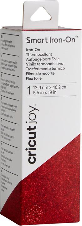 Cricut Iron-on Foil Joy 13.9 cm x 48.2 cm Glitter Red