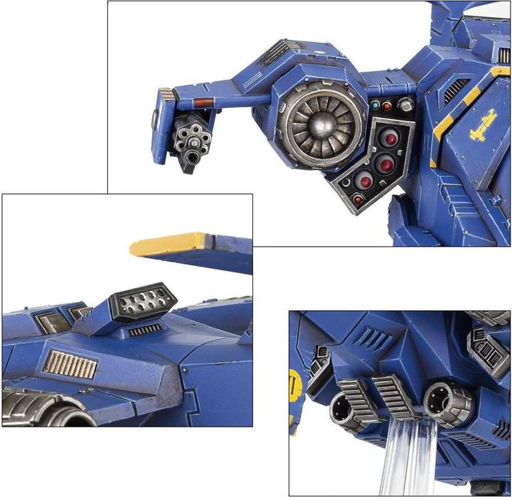 Actual product image Games Workshop Warhammer 40,000 - Space Marine Stormhawk Interceptor (Plastic)