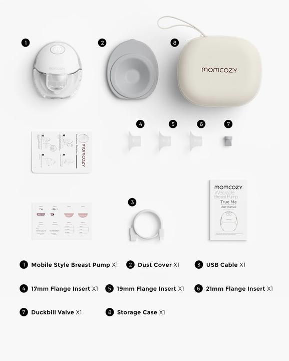 Actual product image Momcozy Hands-free Breast Pump Single