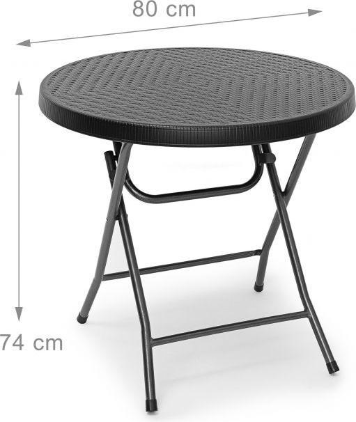Image du produit Relaxdays Tables de jardin (80 cm)