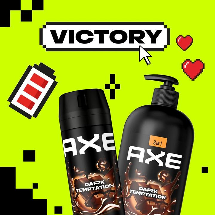 Produktbild AXE Shower Dark Temptation 900ml mit Pumpspender (900 ml)