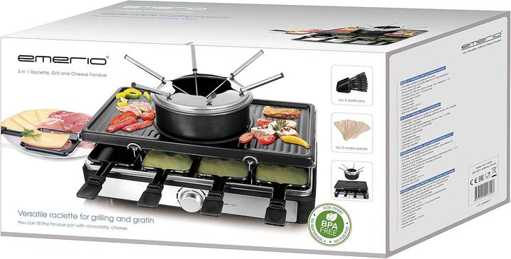 Actual product image Emerio Raclette grill