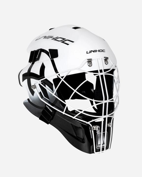 Image du produit Unihoc Goaliemaske Inferno 66 Weiss/Schwarz (Taille unique)