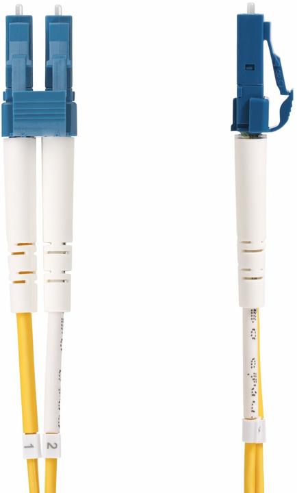 Image du produit StarTech com Câble Fibre Optique de 5m Duplex Monomode LC vers SC(UPC) OS2, 9/125µm, 10G, Cordon Fib (5 m)