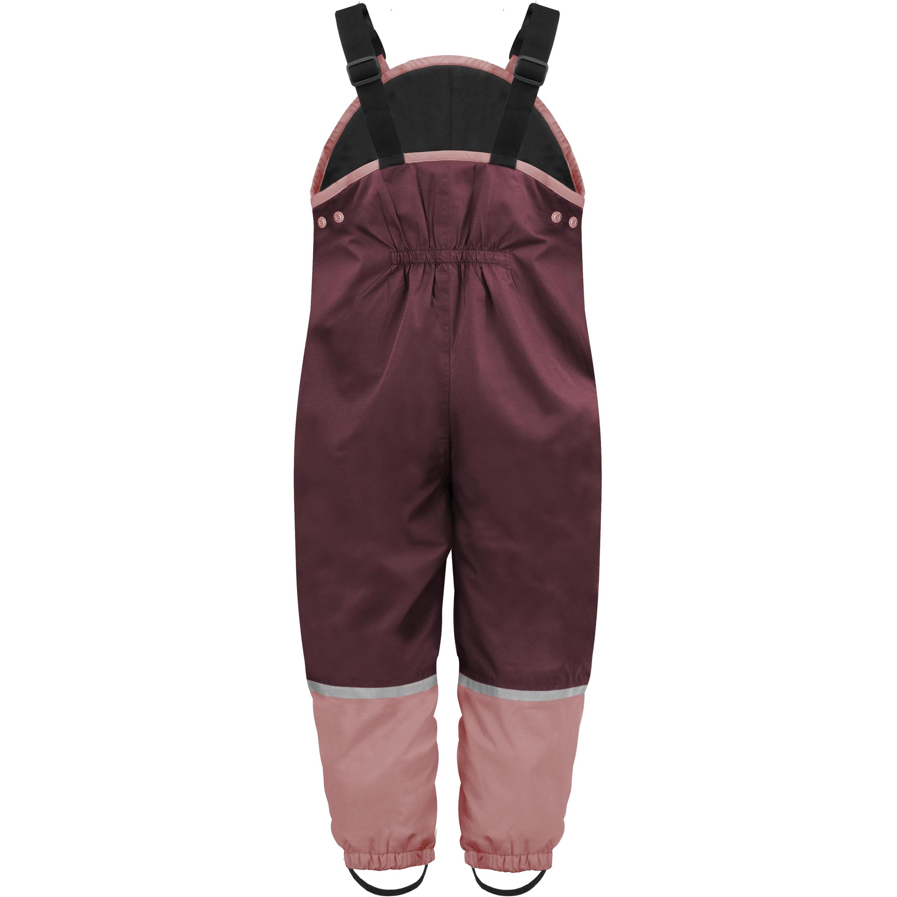 Thumbnail - Normani, Herren, Outdoorhose, Kinder Regenhose mit Hosenträgern „Twisp“ - 9659 (80), Rot, 80