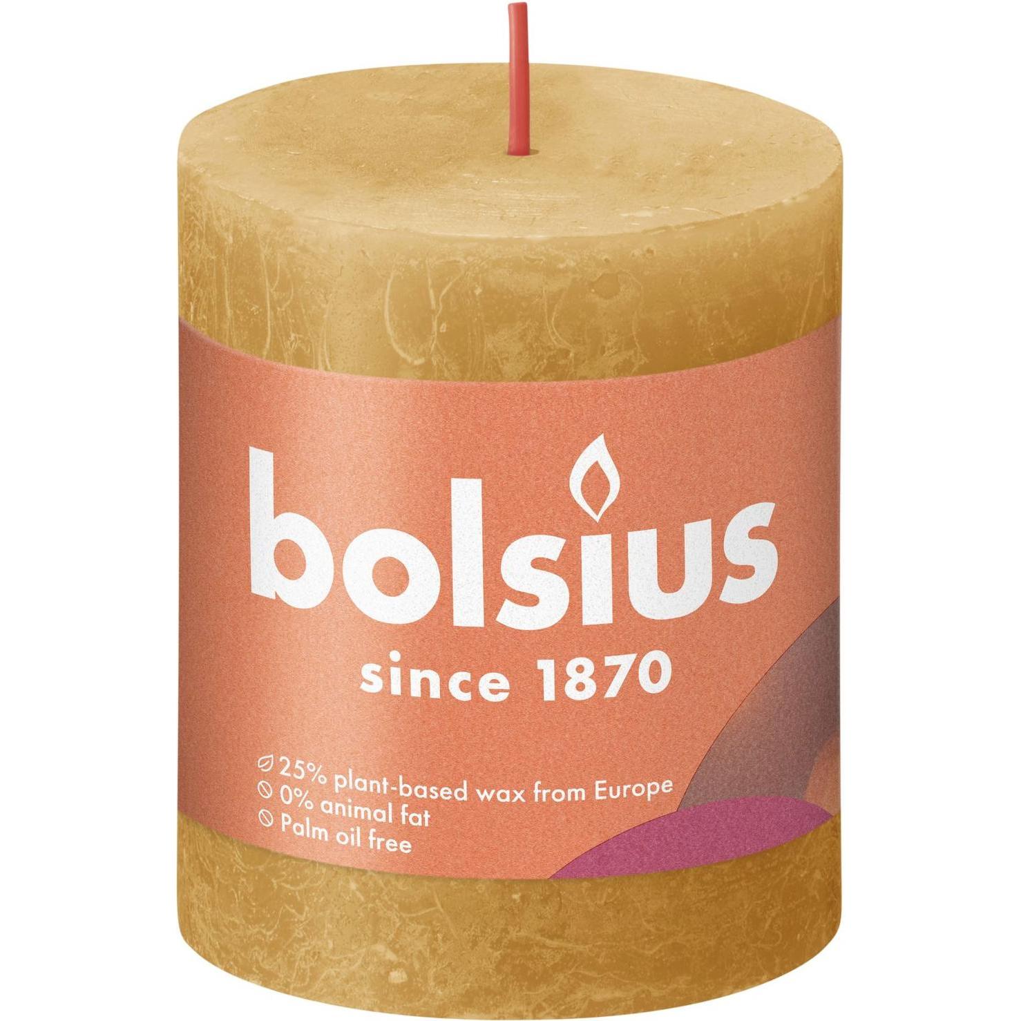 Bolsius, Kerzen, Stumpenkerze 'Rustiko Shine' (1 Stk.)