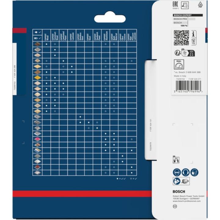 Produktbild Bosch Professional Zubehör Kreissägeblatt Expert for High Pressure Laminate, 165 x 20 x 2,6 mm, 48