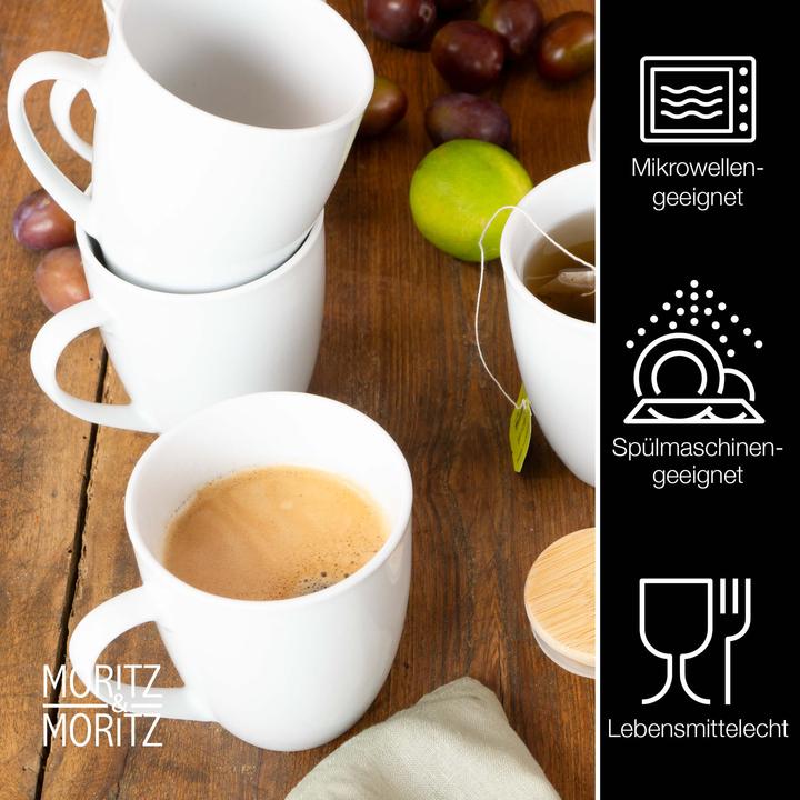 Immagine prodotto Moritz & Moritz Set di tazze da caffè Basic 6 - pezzi (350 ml, 6x)