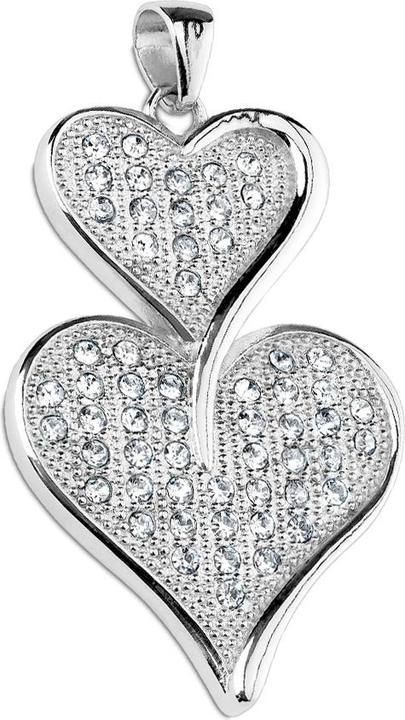 Immagine prodotto Star Piercing Ciondolo doppio cuore in argento (Acciaio chirurgico 316L, senza ottone)