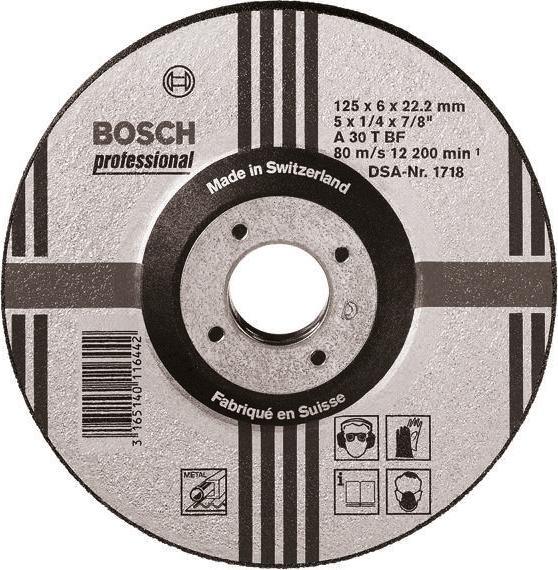 Immagine prodotto Bosch Professional Zubehör PRO Disco per smerigliare il metallo, 115 x 6 x 22,23 mm (P30)