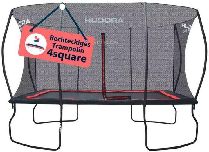 Hudora Trampolin 4square 366 x 244 cm