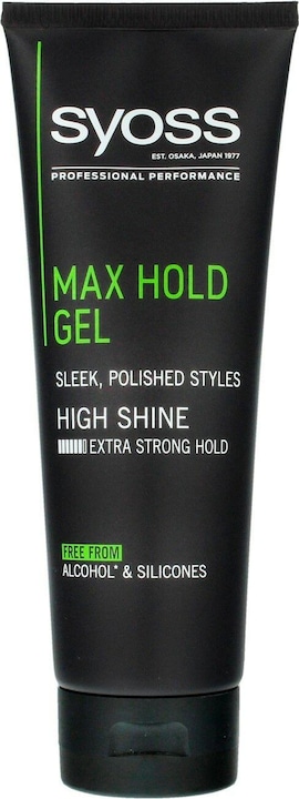 Syoss Gel Max Hold Hair Gel Mega-Strong Fixation 250Ml (Haargel, 250 ml)