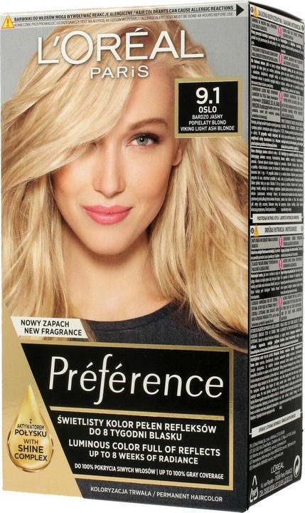 L'Oréal Paris L'Oreal Paris Paint Recital Preference with a very light ash blonde (9.1)