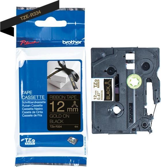Actual product image Brother TZe-R334 (1.20 cm, Black)