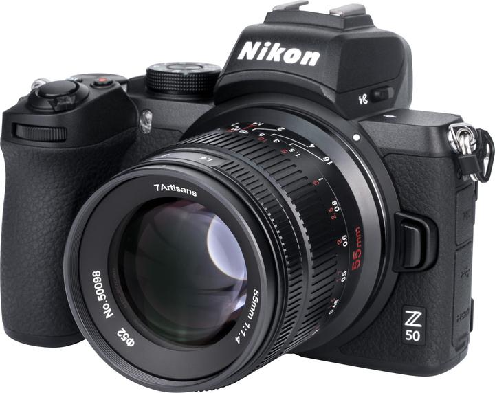 Produktbild 7artisans 55 mm f/16 - 1.4 Mark II, Nikon Z (Nikon Z, APS-C / DX)