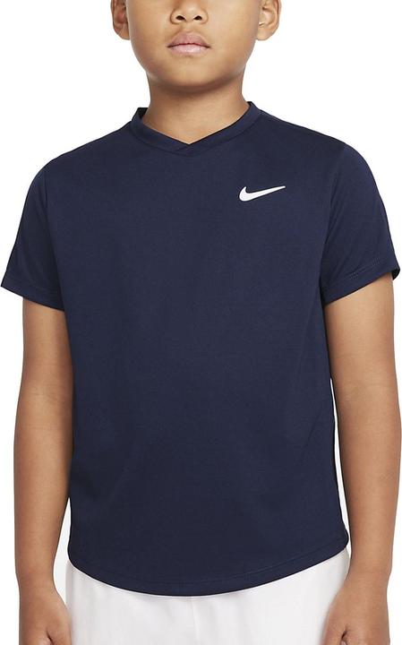 Actual product image Nike Boys B NKCT DF VCTRY SS TOP T-shirt, Obsidian/Obsidian/White, L (L)