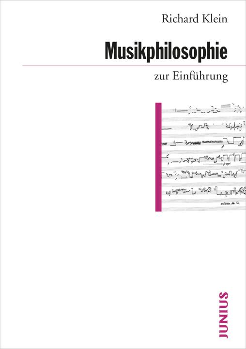 Produktbild Musikphilosophie zur Einführung (Deutsch, Richard Klein, 2019)