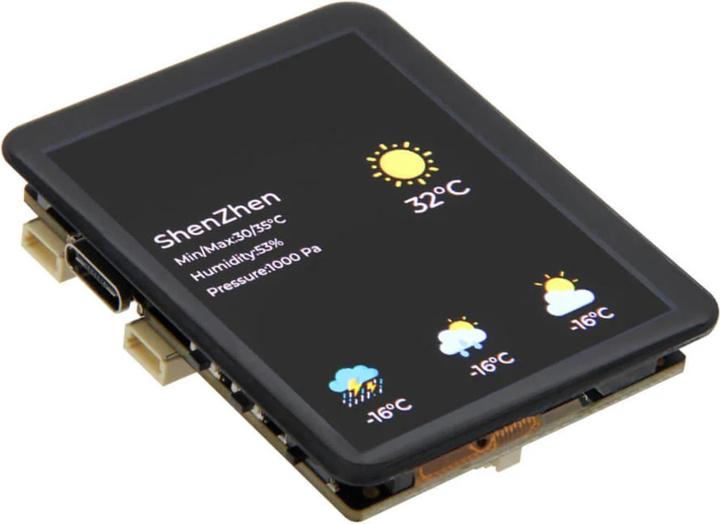 Actual product image Lilygo T4-S3 ESP32-S3 with 3.5 inch touch display