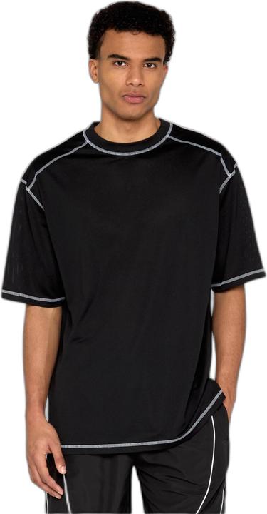 Produktbild Urban Classics Oversized Closehole Mesh Tee black L (L)