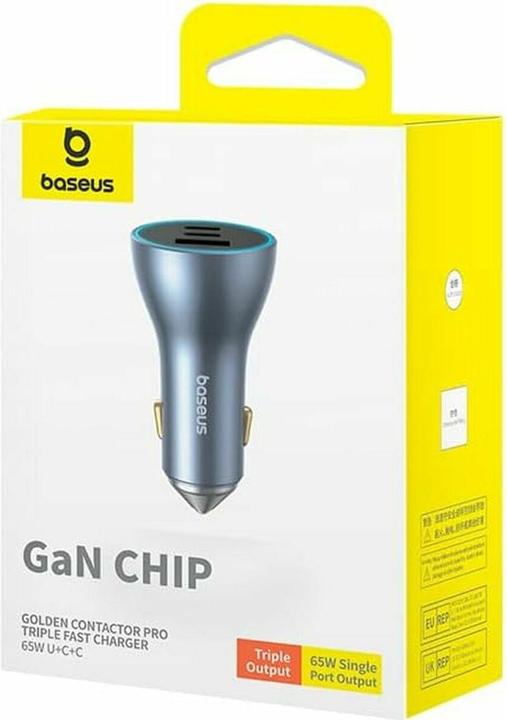 Image du produit Baseus Golden Contactor Pro Triple Fast Charger (65W)