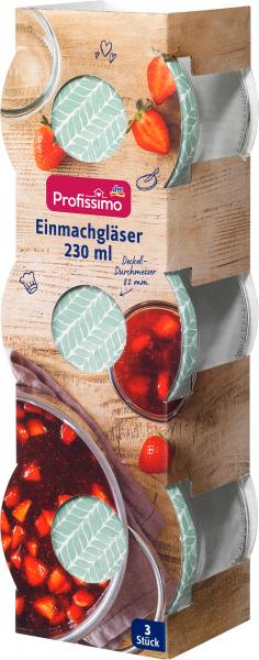 Produktbild dm Profissimo Einmachgläser 230ml