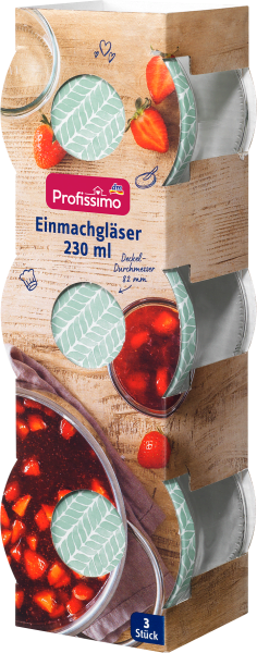 Produktbild dm Profissimo Einmachgläser 230ml