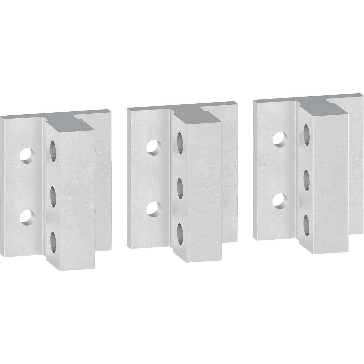 Schneider Electric LV848138 Vertikaler Anschluss Unten 3P für MTZ2 8 Rückseitiger Anschluss, Relais