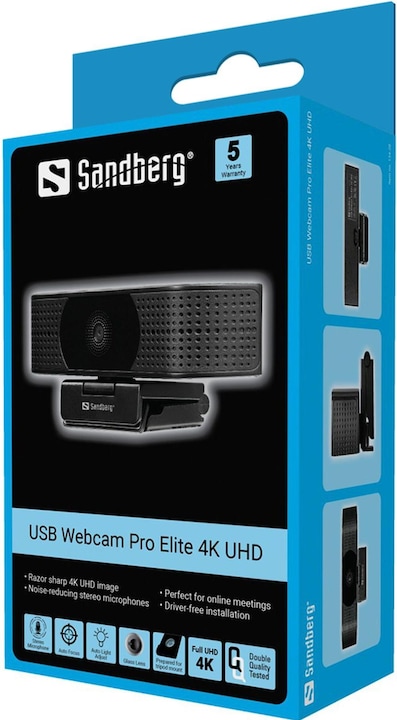 Produktbild Sandberg USB Webcam Pro Elite (8.30 Mpx)