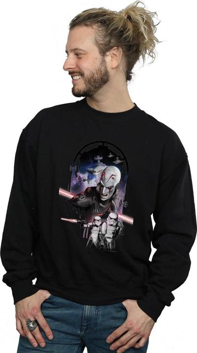Actual product image Star Wars Mens Rebels The Grand Inquisitor Sweatshirt (S)