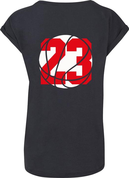 Actual product image Mister Tee Ladies Ballin Box Extended Shoulder Tee - 125211 (XL)
