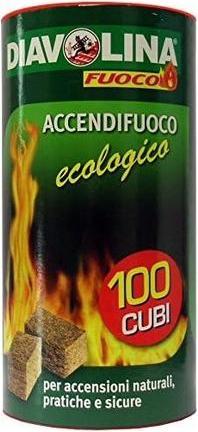 Actual product image Diavolina Accendifuoco Ecologico Pz.100