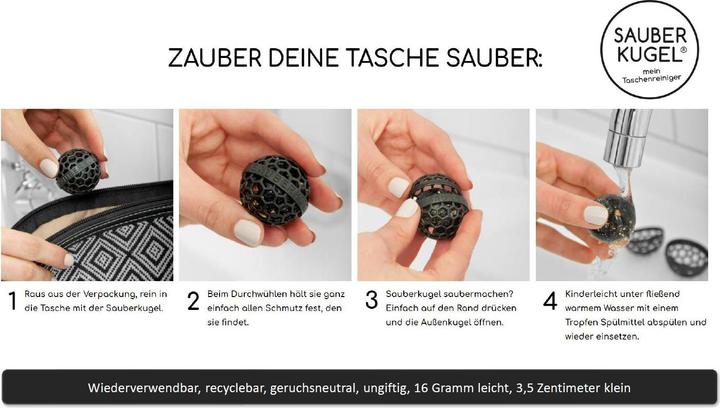 Produktbild Sauberkugel Taschenreiniger
