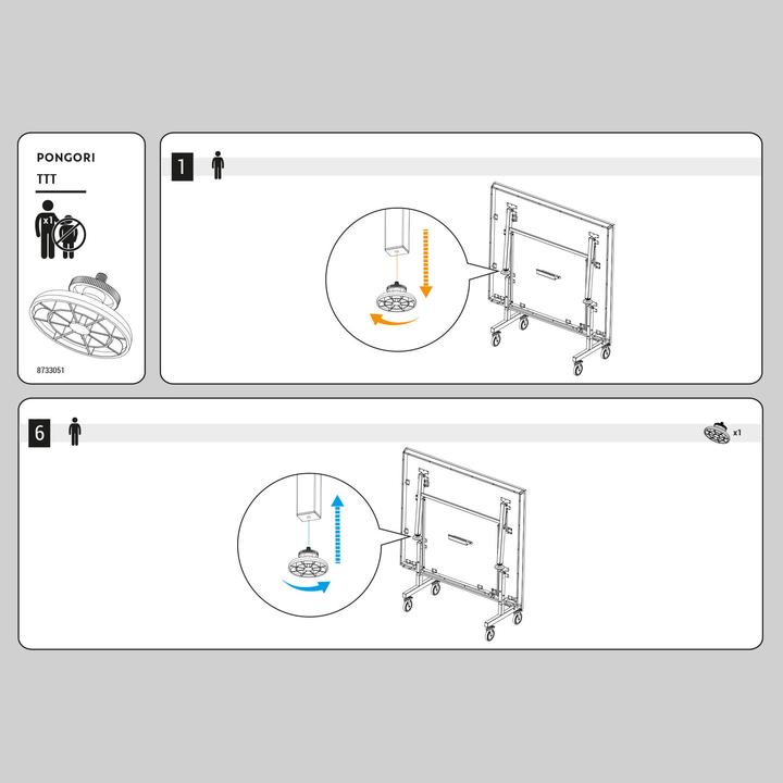 Immagine prodotto Pongori Supporto per tavolo da ping pong