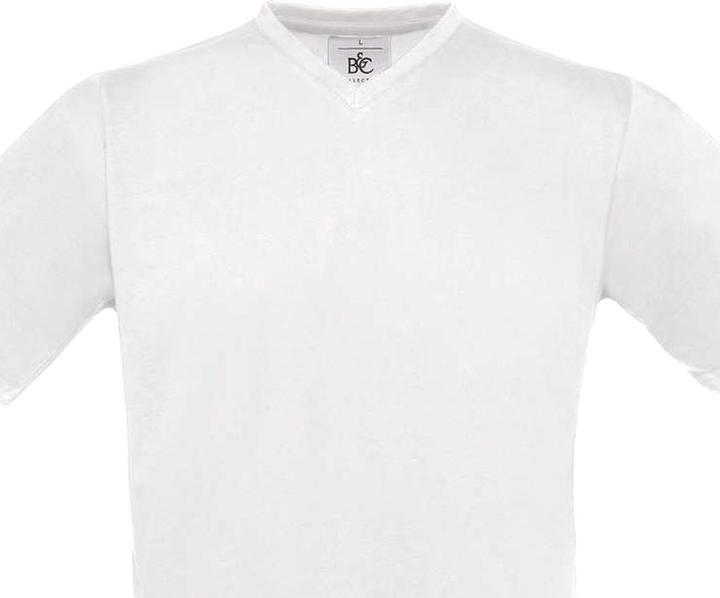 Actual product image B&C Mens Exact V Neck T-Shirt (M)